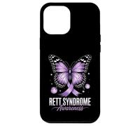 Nastro di sensibilizzazione alla sindrome di Rett con supporto a farfalla Custodia per iPhone 12 Pro Max