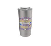 Nastro di sensibilizzazione del cancro della vescica blu giallo viola Chemo Bicchiere termico in acciaio inox doppia parete