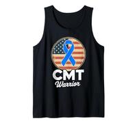 Nastro di sensibilizzazione sulla malattia di Charcot-Marie-Tooth CMT Warrior Canotta