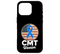 Nastro di sensibilizzazione sulla malattia di Charcot-Marie-Tooth CMT Warrior Custodia per iPhone 16 Pro