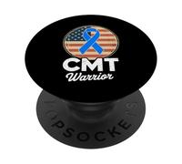 Nastro di sensibilizzazione sulla malattia di Charcot-Marie-Tooth CMT Warrior PopSockets PopGrip Adesivo