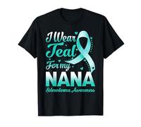 Nastro di sensibilizzazione sulla sclerodermia I Wear For My Nana Maglietta