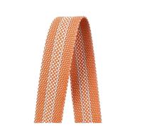Nastro di seta 1/2/3/4/5M Nastro in poliestere Jacquard in cotone Cinghia for borse Vestiti Zaino sbieco Accessori for cucire fai da te per Decorazione(Orange-30mm,3Meters)