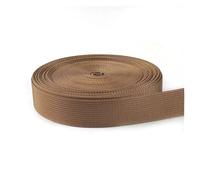 Nastro di seta 5 metri 20-38 mm nastro in nylon for cucire materiale cintura di sicurezza zaino tracolla borsa fibbie accessori for abbigliamento per Decorazione(Champagne,50mm)