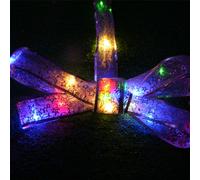 Nastro di Seta LED Stringa Luce 4M 40 Ottone Filo Albero Natale Decorazione