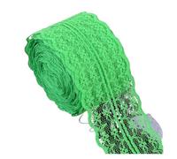 Nastro di seta Nastro in pizzo floreale traforato non elastico da 45 mm, 10 metri/rotolo, colorato, for fai te, cucito e confezionamento di scatole per Decorazione(Green)