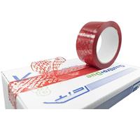 Nastro di Sicurezza Antieffrazione 50mt x 50mm - Confezione da 3 Rotoli - Sigillo Antimanomissione per Imballaggi e Spedizioni