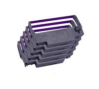 Nastro di stampa inchiostro compatibile, compatibile for Epson ERC30 ERC34 ERC38 Utilizzare for stampante TM-U220PD U230 U210A TM-U370 U300C M188B M188D(5 pcs Purple)