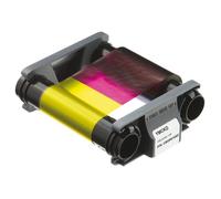 Nastro di stampa YMCKO per stampante Evolis Badgy 100 stampe/nastro multicolore