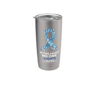 Nastro di supporto blu per la consapevolezza del colon e del colon Bicchiere termico in acciaio inox doppia parete