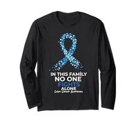 Nastro di Supporto Blu per la consapevolezza del Colon e del Colon Maglia a Manica