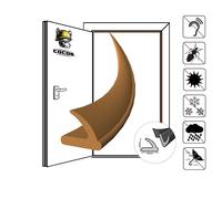 Nastro di tenuta guarnizione in gomma V9x7 EPDM finestra porta autoadesiva...