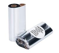 Nastro di trasferimento termico 4.3 "x 243' (110mmx74m) - 1 rotolo. Resina migliorata cera 1/2 pollici Core Barcode Ribbon Ink Out per etichetta, Tag Barcode Stampa per Zebra TEC