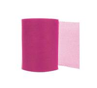 Nastro di tulle decorativo, 8 cm x 20 m, la bobina di tulle, vari colori disponibili (fucsia)