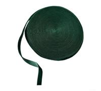Nastro di velluto da 10 m, per decorazioni natalizie e confezioni decorative, adatto per vari usi fai da te e stagionali (verde scuro)
