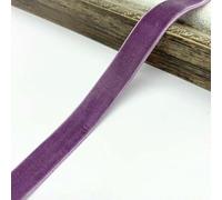 Nastro di velluto da 6-38 mm, decorazione per feste di nozze, fatto a mano, fiocco per capelli fai da te, Natale, 24 pezzi, grigio viola, 15 mm, 5 iarde