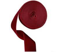 Nastro di velluto fai da te per incartare regali e realizzare papillon, rotolo da 10 m con variazioni di dimensioni per uso artigianale (Y)