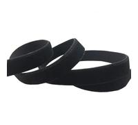 Nastro di Velluto, Nastro Elastico in Velluto Nero Elasticizzato da 2 Metri, 20 mm, 30 mm, 38 mm, 50 mm, con Una Sola Faccia, for Fascia for Capelli, Abbigliamento, Accessori da Cucito(10mm 5Yard)