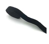 Nastro di Velluto, Nastro Elastico in Velluto Nero Elasticizzato da 2 Metri, 20 mm, 30 mm, 38 mm, 50 mm, con Una Sola Faccia, for Fascia for Capelli, Abbigliamento, Accessori da Cucito(12mm 5yard)