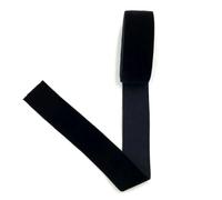 Nastro di Velluto, Nastro Elastico in Velluto Nero Elasticizzato da 2 Metri, 20 mm, 30 mm, 38 mm, 50 mm, con Una Sola Faccia, for Fascia for Capelli, Abbigliamento, Accessori da Cucito(32mm 2yard)