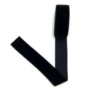 Nastro di Velluto, Nastro Elastico in Velluto Nero Elasticizzato da 2 Metri, 20 mm, 30 mm, 38 mm, 50 mm, con Una Sola Faccia, for Fascia for Capelli, Abbigliamento, Accessori da Cucito(30mm 2yard)