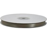 NASTRO DOPPIO RASO 10 MM ROTOLO BOBINA 50 METRI RIBBON SATIN (FANGO)
