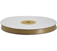 NASTRO DOPPIO RASO 10 MM ROTOLO BOBINA 50 METRI RIBBON SATIN (NOCCIOLA)