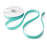 Nastro Doppio Raso 10mm X 50 Metri per Artigianato, Natale, Decorazioni, Adatto Per confezionare Regali, Feste di Compleanno, Matrimoni, Bomboniere (Tiffany)