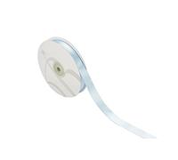 Nastro Doppio Raso 10mm X 50 Metri per Artigianato, Natale, Decorazioni, Adatto Per confezionare Regali, Feste di Compleanno, Matrimoni, Bomboniere (Celeste)