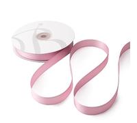 Nastro Doppio Raso 10mm X 50 Metri per Artigianato, Natale, Decorazioni, Adatto Per confezionare Regali, Feste di Compleanno, Matrimoni, Bomboniere (Malva)