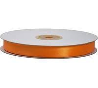 NASTRO DOPPIO RASO 15 MM ROTOLO 50 MT 50 METRI RIBBON SATIN (ARANCIO CALDO)