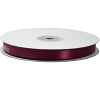 NASTRO DOPPIO RASO 15 MM ROTOLO 50 MT 50 METRI RIBBON SATIN (BORDEAUX)