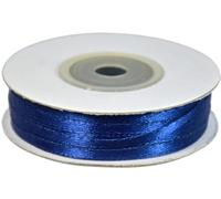 NASTRO DOPPIO RASO 3 MM ROTOLO DA 50 METRI ROBBON SATIN 33 COLORI DISPONIBILI (BLU)