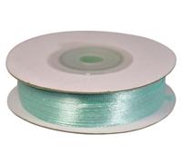 NASTRO DOPPIO RASO 3 MM ROTOLO DA 50 METRI ROBBON SATIN 33 COLORI DISPONIBILI (TIFFANY)