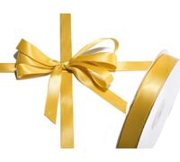 Nastro doppio raso color oro, mm 15 x 50 m, Decorazione per la Casa