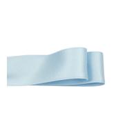 Nastro Doppio Raso COTONE colore CELESTE 25 mm x 15 metri 1AEO