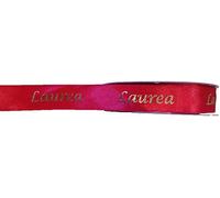 ETM Nastro Scritta Laurea 15 Mm 25 Mt Rosso