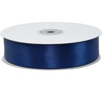 Nastro Doppio Raso Rotolo da 50 Metri Doppia Faccia COLORATO Satin Ribbon BOMBONIERE Confezioni Regalo Fai da Te Artigianato Decorazioni Feste 80 Colori (40 MM, Blu)