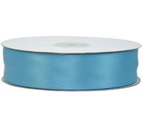 Nastro Doppio Raso Rotolo da 50 Metri Doppia Faccia COLORATO Satin Ribbon BOMBONIERE Confezioni Regalo Fai da Te Artigianato Decorazioni Feste 80 Colori (40 MM, Avion Blue (CK))