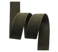 Nastro double face in velluto da 25/38 mm, in tinta unita, per abbigliamento, cucito, fai da te, fiocchi per capelli, cappelli, decorazioni, accessori artigianali per progetti artigianali, confezioni