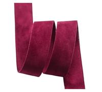Nastro double face in velluto da 25/38 mm, in tinta unita, per abbigliamento, cucito, fai da te, fiocchi per capelli, cappelli, decorazioni, accessori artigianali per progetti artigianali, confezioni