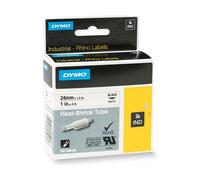 NASTRO TERMORESTRINGENTE DYMO 18053 NEROBIANCO 9mmx1,5mt ORIGINALE PER DYMO RINHO 4200,5200,5000,6000