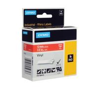 DYMO IND 1805416 - Nastro in vinile DYMO IND, 12 mm, bianco/verde