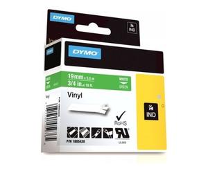 Nastro Dymo 1805420 - Bianco su verde (19 mm)