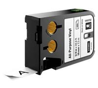 DYMO XTL 1868752 - Nastro laminato XTL, vinile, 19 mm, nero/bianco