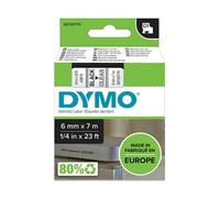 Nastro Dymo 43610 (S0720770) - Nero su trasparente (6 mm)