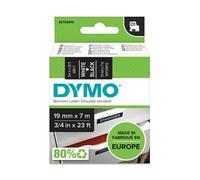 Nastro D1 458110 - 19 mm x 7 mt - bianco/nero - Dymo