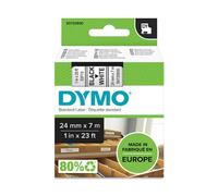 Dymo Nastro D1 53713 (S0720930) 24 mm x 7 m Nero su bianco