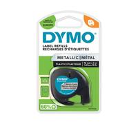 Nastro Dymo 91208 (S0721730) - Nero su metallico (12 mm)
