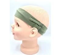 Nastro elastico Cotone Fissaggio Impianto Cocleare (L, VERDE)